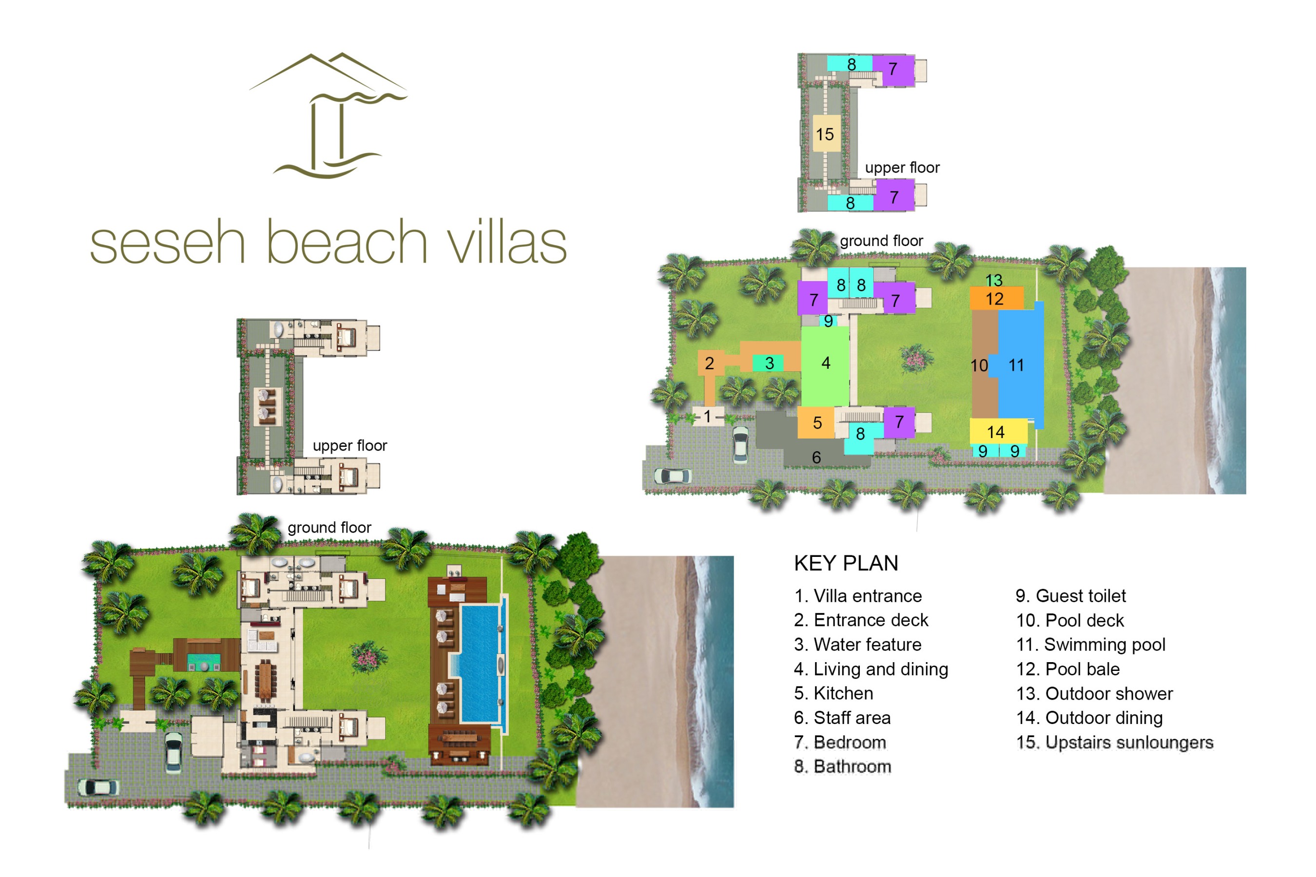 Seseh Beach Villa I - Floorplan
